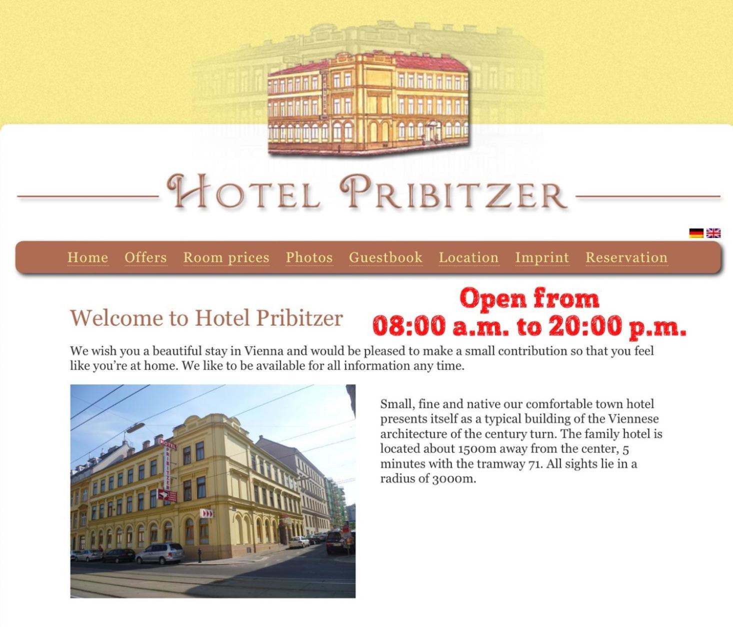 Hotel Pribitzer Виена Екстериор снимка